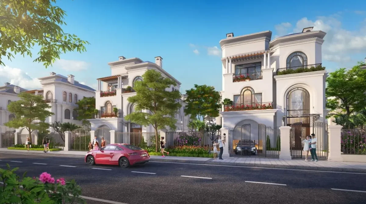 Các biệt thự tại dự án Hồng Hạc vô cùng đẳng cấp và lộng lẫy