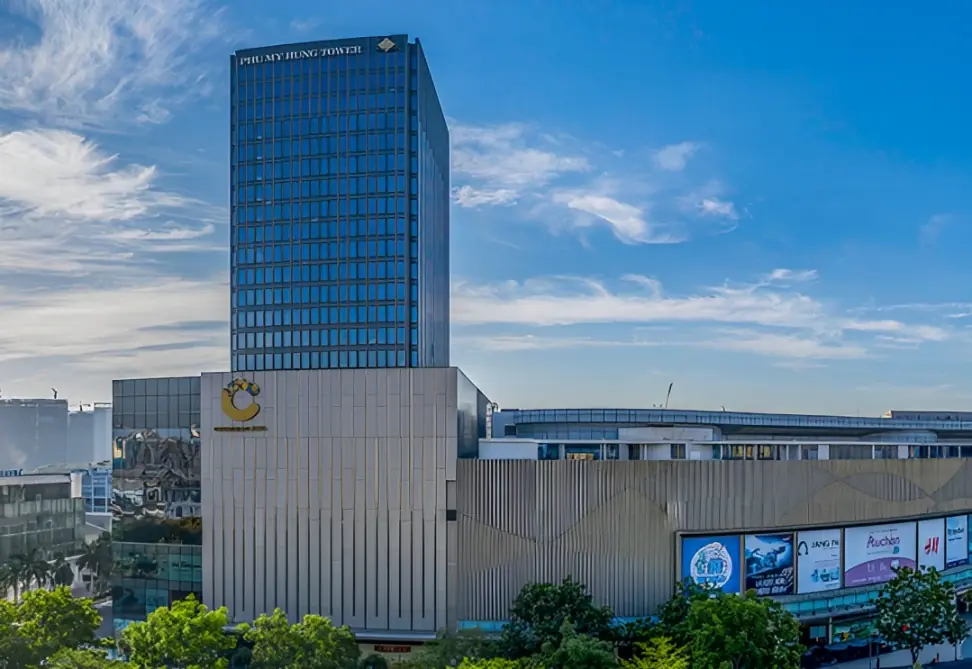 Tòa nhà Phú Mỹ Hưng Tower và trung tâm thương mại Crescent Mall của Phú Mỹ Hưng