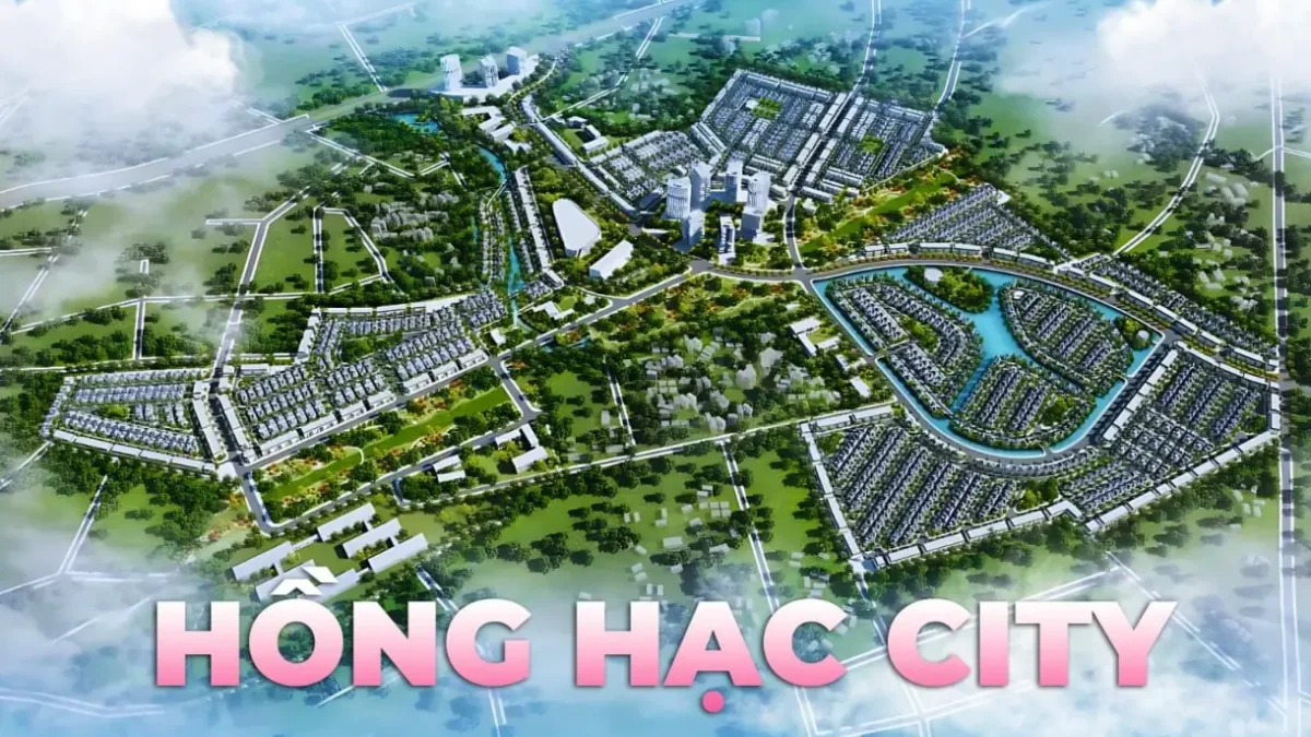 Đô thị sinh thái Hồng Hạc City với diện tích 198.5 hecta