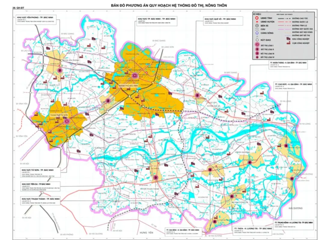 ban do quy hoach bac ninh
