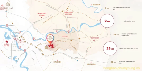Vị trí dự án Hồng Hạc City cực đẹp với tiềm năng phát triển vượt bậc trong tương lai