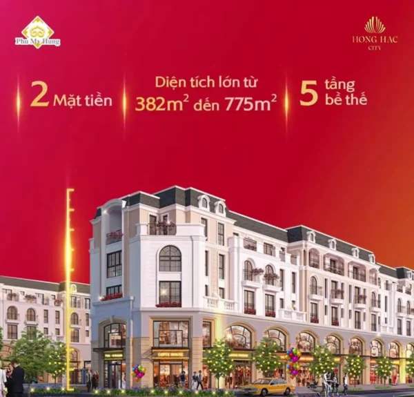 Shophouse Phân khu Hồng Phát cực đắc địa và sầm uất