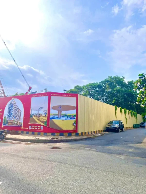 Tiến độ dự án H14-3 đường Hà Huy Tập đang được làm hầm và phần móng cọc