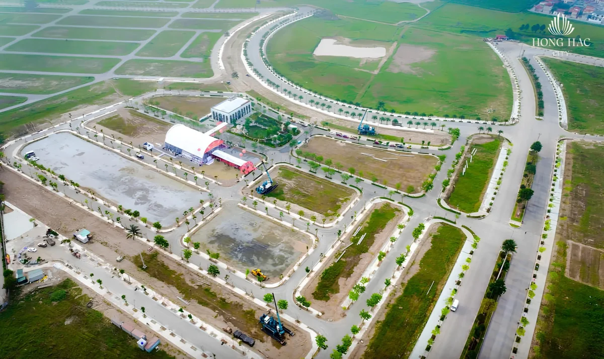 Tiến độ dự án Hồng Hạc City đã hoàn thiện 91% toàn khu đô thị
