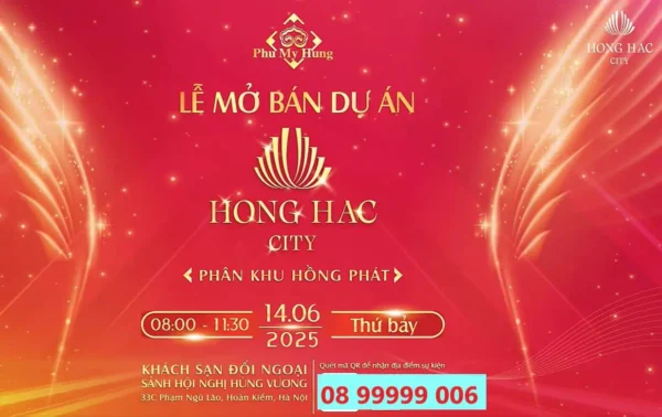 Mở bán chính thức 08:00 – 11:30, Thứ Bảy, ngày 14.06.2025 tại Khách sạn Đối Ngoại, số 33C Phạm Ngũ Lão, Quận Hoàn Kiếm, Thành phố Hà Nội