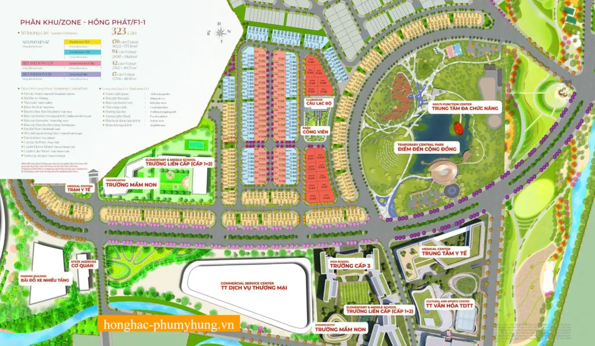Mặt bằng giai đoạn 1 dự án Hồng Hạc City Phú Mỹ Hưng Mặt bằng giai đoạn 1 dự án Hồng Hạc City Phú Mỹ Hưng