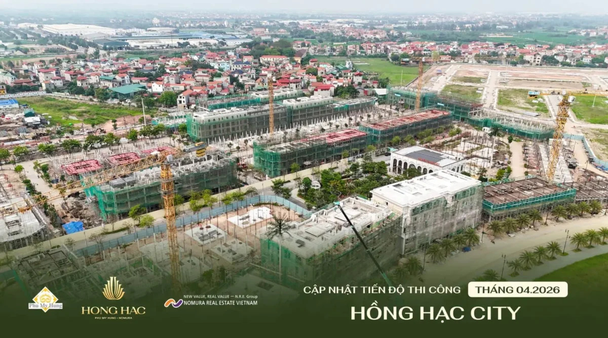 Tiến độ dự án Hồng Hạc City Tháng 4/2026 17 tien do du an hong hac pmh thang4 2