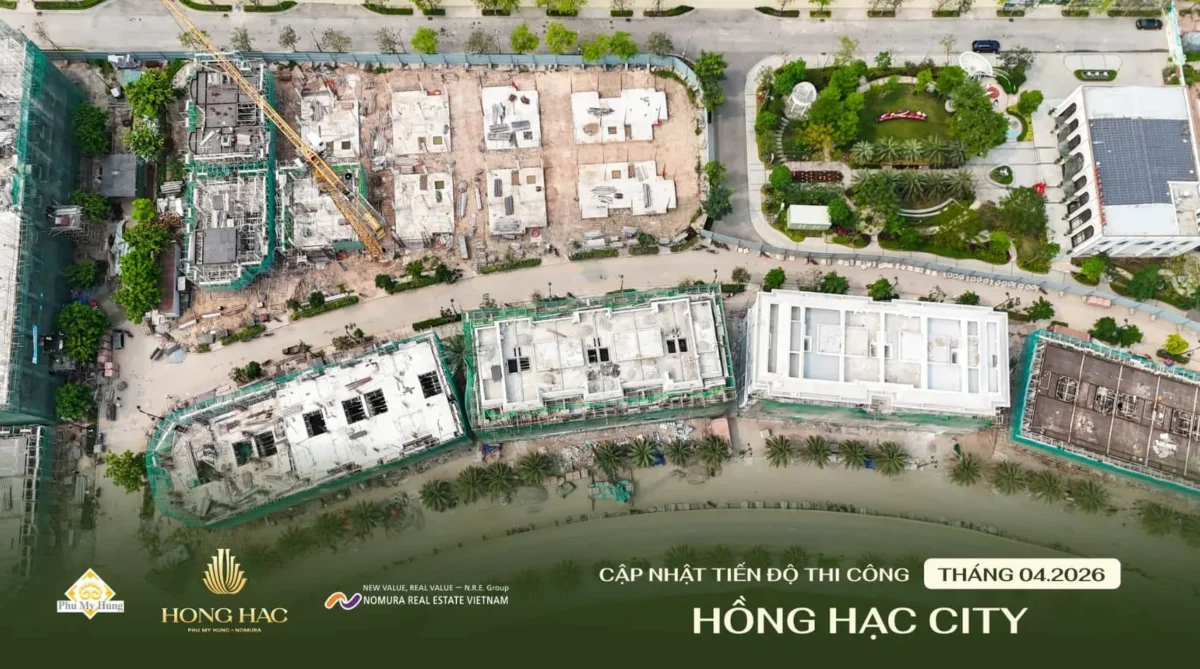 Tiến độ dự án Hồng Hạc City Tháng 4/2026 20 tien do du an hong hac pmh thang4 5