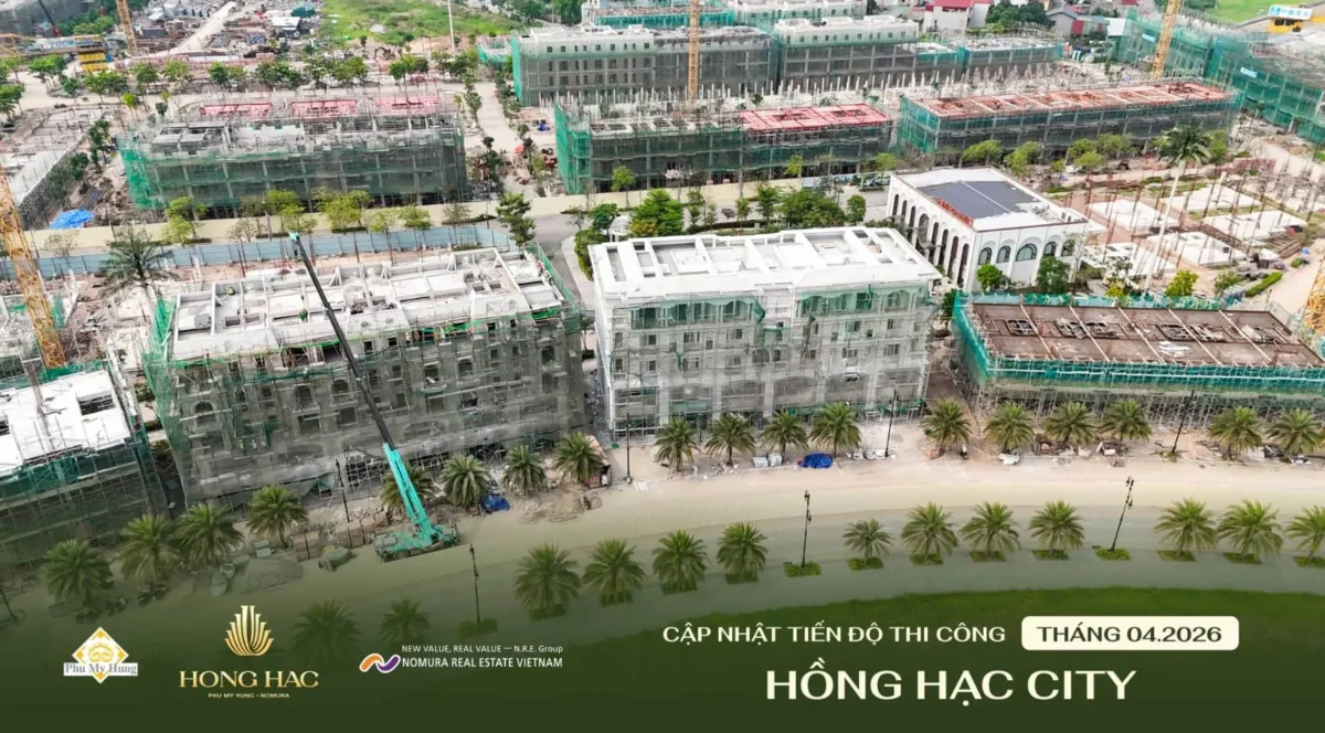 Tiến độ dự án Hồng Hạc City Tháng 4/2026 22 tien do du an hong hac pmh thang4 7