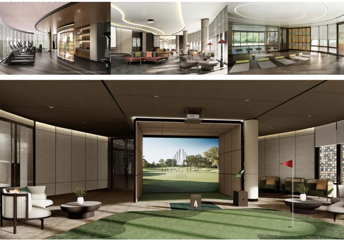 Hồng Hạc City Giai đoạn 2 | Mở bán Zone F1-2 Phân khu Hồng Phát 2026 15 Không gian tiện ích bên trong Clubhouse Hồng Hạc rất sang trọng và riêng tư