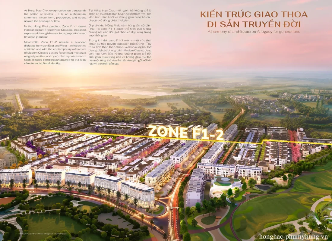 Hồng Hạc City Giai đoạn 2 | Mở bán Zone F1-2 Phân khu Hồng Phát 2026 7 Dự án Hồng Hạc City giai đoạn 2 với thiết kế kiến trúc kết hợp di sản Kinh Bắc vô cùng đặc sắc và ấn tượng