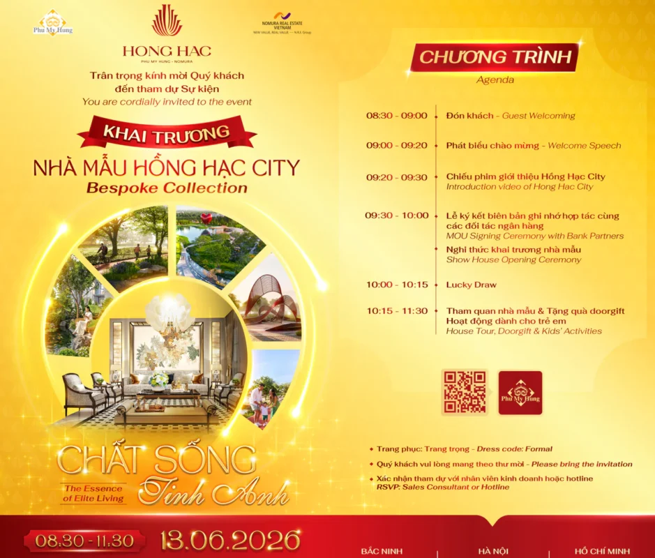 Sự Kiện Khai Trương Nhà Mẫu Hồng Hạc City 5 Sự kiện khai trương nhà mẫu Hồng Hạc City