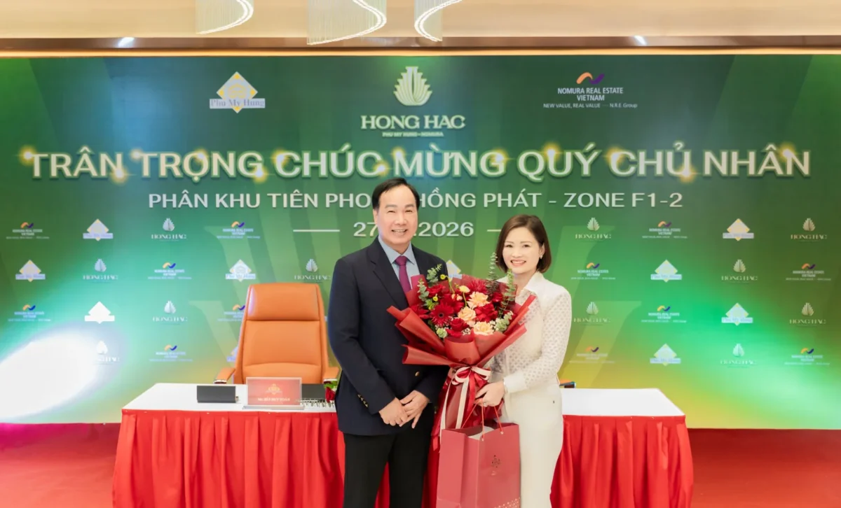 Hồng Hạc City chào đón những chủ nhân tiên phong đầu tiên của Phân khu Hồng Phát 10 Chúc mừng các chủ nhân Hồng Hạc City